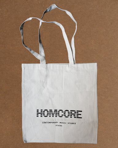HOMCORE : TOTE BAG LOGO WHITE [Homcore]