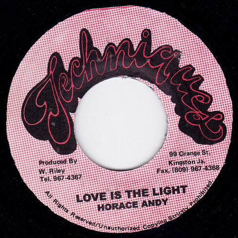 HORACE ANDY : LOVE IS THE LIGHT [Afrik]