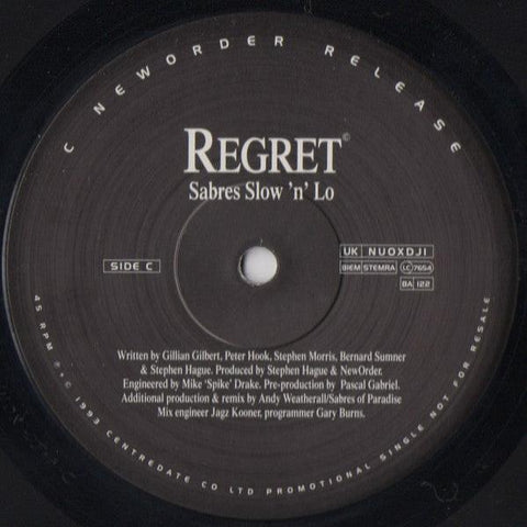 NEW ORDER : REGRET [London]