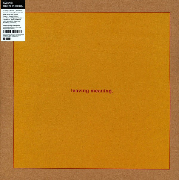 SWANS : LEAVING MEANING [Young God]
