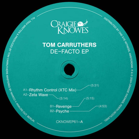 TOM CARRUTHERS : DE FACTO E.P [Craigie Knowes]