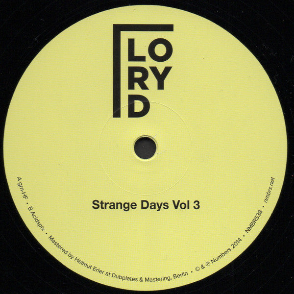 Lory D Strange Days 3 Numbers