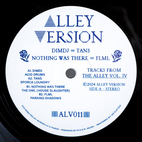 DIMDJ / TANS / NOTHING WAS THERE / FLML : TRACKS FROM THE ALLEY VOL. IV [Alley version]