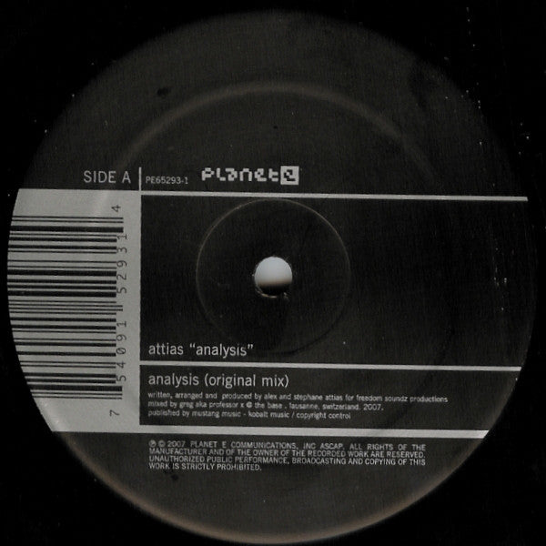Attias Analysis Planet E
