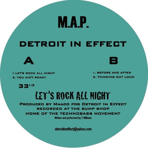 DETROIT IN EFFECT : LET"S ROCK ALL NIGHT  [Map]