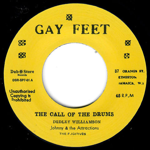 JOHNNY & THE ATTRACTIONS & THE FUGITIVES  : THE CALL OF THE DRUMS  [Gay Feet]