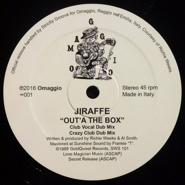 Jiraffe Outta The Box Omaggio 