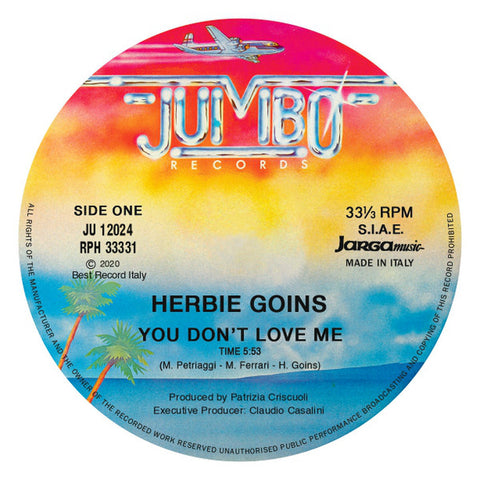 HERBIE GOINS : YOU DON'T LOVE ME [Best Italy]