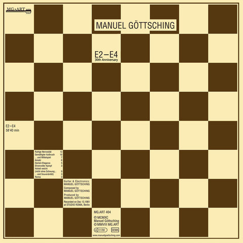 MANUEL GOTTSCHING : E2-E4 [ Mg Art ]