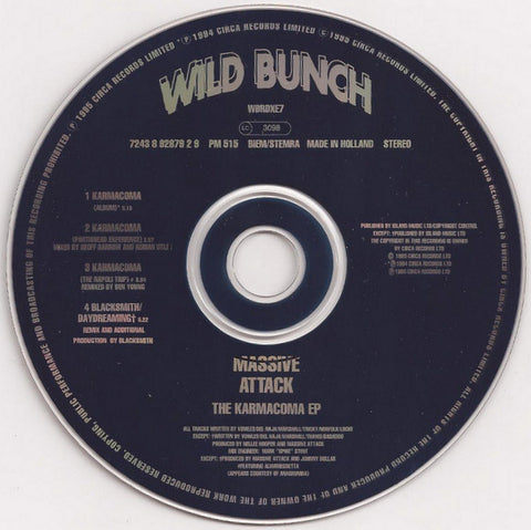 MASSIVE ATTACK : KARMACOMA EP [ Wild Bunch ]