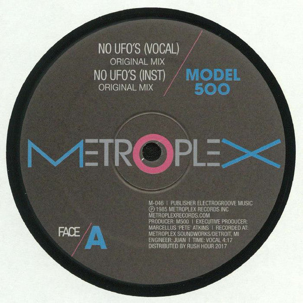 Model 500 No Ufos Luciano Moodyman Remixes Metroplex