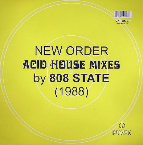 NEW ORDER : CONFUSION / BLUE MONDAY / 808 STATE REMIXES [ Rephlex ]