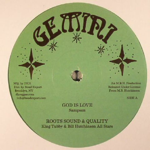 SAMPSON / KING TUBBY : GOD IS LOVE [ Gemini ]